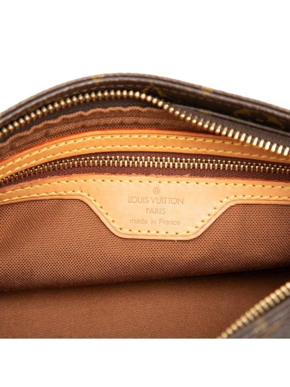 Louis Vuitton Monogram Trotteur Crossbody Shoulder Bag Brown Leather - Picture 6 of 7